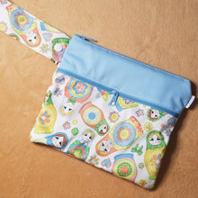 Load image into Gallery viewer, Binibining Lakambini Reusable Wet Bag - PUL | Two-Pocket Only | Waterproof |  Pretty and Stylish |  8&quot; x 7&quot;
